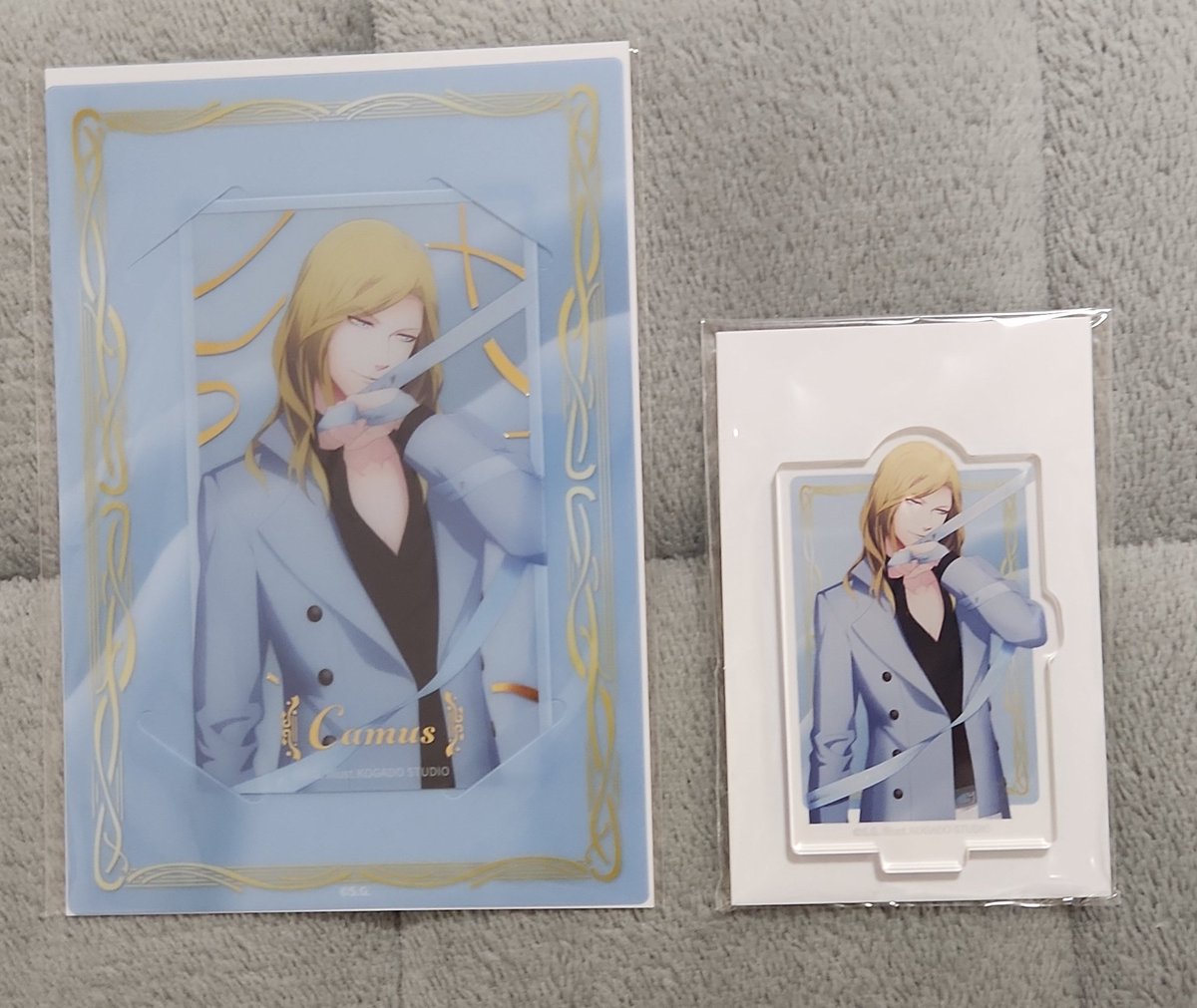 oo_game_1017's tweet photo. 【交換/譲渡/買取】うたプリ ブロッコリーオンラインくじ ブロくじ Color Ribbon Ver. CR カラーリボン

譲）C賞：真斗 1、カミュ 1~2
D賞：カミュ~7

求）以下+送料
缶バッジ 500円
ポスカ/ビジュカ/アクスタ 400円

郵送、手渡し
よろしくお願いいたします。 https://t.co/HTRgotf0Vl