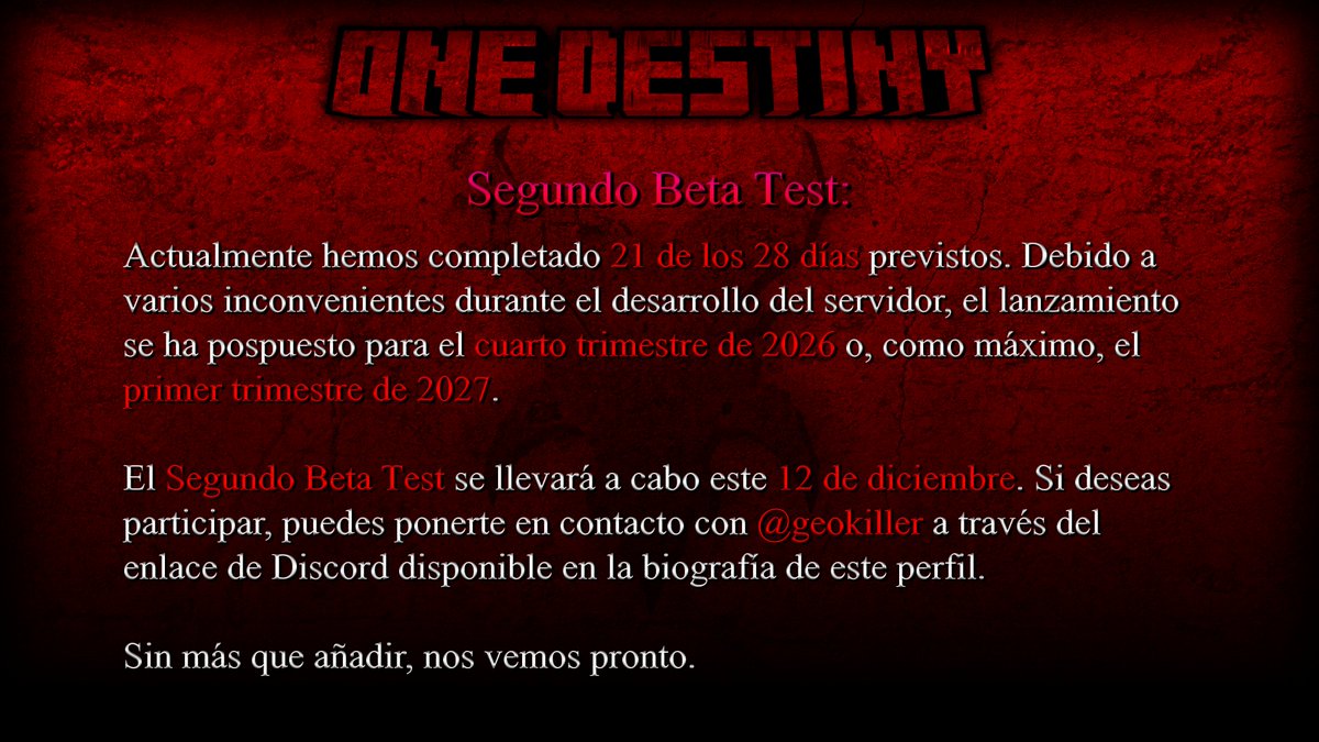 One Destiny 2: Segundo Beta Test