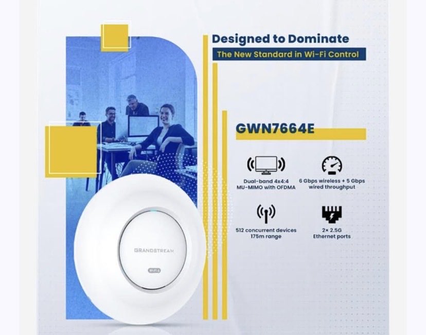Ipvoice_tech's tweet photo. Next-Gen Connectivity with Grandstream GWN7664E! 
Enjoy Wi-Fi 6, seamless coverage, and enterprise-grade security. Perfect for modern businesses.
https://t.co/Q3oWH2Vcqs
9005894400
ipvoicetechnologies@gmail.com

#Grandstream #WiFi6 #Networking #EnterpriseTech #IPVoiceTechnologies https://t.co/xYrLRS9Kiw