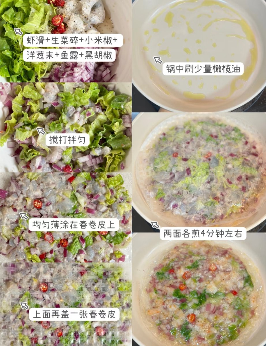 chi_co586's tweet photo. 5分钟快手早餐！手抓饼+煎蛋+生菜丝，淋点甜辣酱，酥到掉渣超满足～#自制早餐 #快手料理 https://t.co/cE9XQofp96