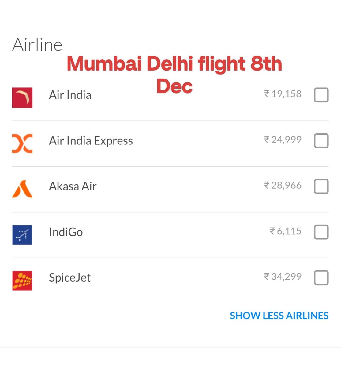Amazing... Cheapest is IndiGo! And they are still have flights on for sale... Daring! #Indigo #IndigoDelay