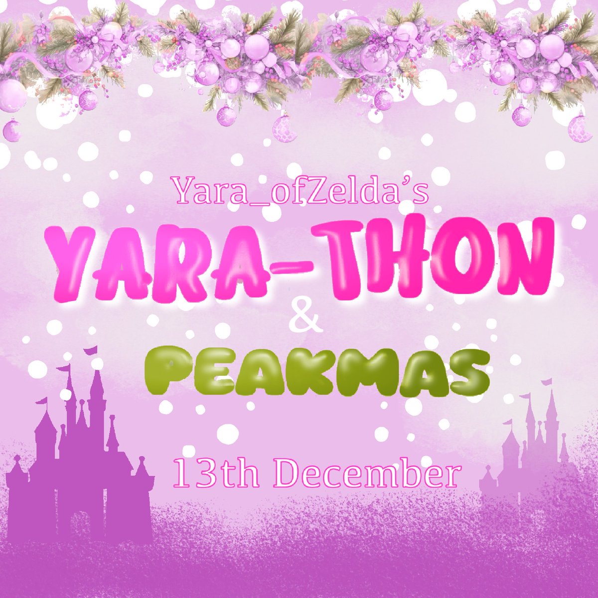 13.12.25!! Our very first #subathon will be happening and we’re having some special guests joining us for our very own Peakmas! #twitch #streamer