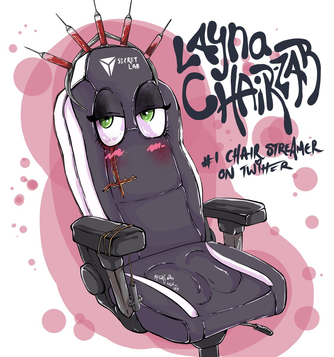 The #1 chair streamer on twitter.
#LaynaLazarArt