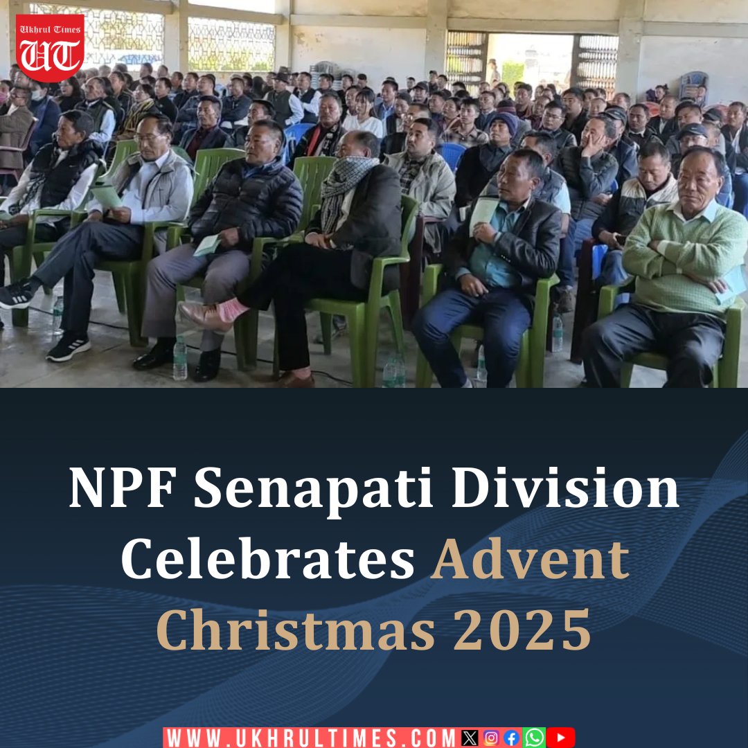 ukhrultimes's tweet image. #Manipur: The Naga People’s Front (#NPF), #Senapati Division celebrated Advent #Christmas, 2025 at Thangal Ecological Park, Mayangkhang under the theme, “Christ, The Hope of Ages” (Col.1:27) and was hosted by Mao MLA Losii Dikho.

Read More: ukhrultimes.com/npf-senapati-d…