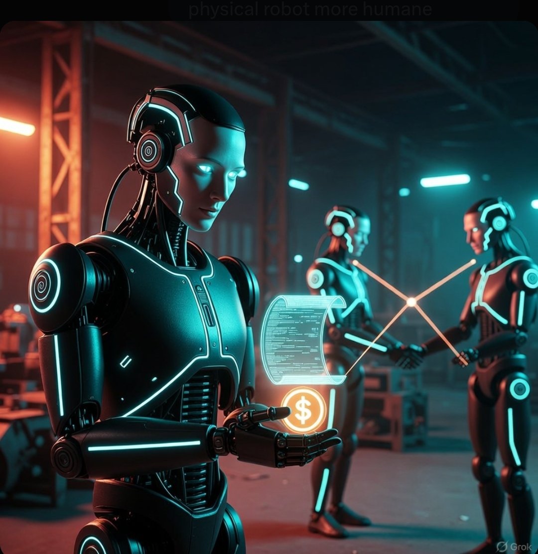 samxony2's tweet photo. OpenMind AGI (@openmind_agi
) just raised $20 M to ship actual AI robots that pay each other on-chain.

Not vaporware — prototypes drop Q1 2026.

This one’s different. 
Let me explain more how this works 

The stack:

• OM1 → on-device LLM (no cloud)

• Fabric → trust layer so thousands of agents can coordinate

• Brainpack → open-source hardware kit you can buy and plug in
Real robots, real privacy, real money.

Killer demo: two robots negotiate a task in a warehouse and settle in USDC automatically.

Zero humans.
They’re building machine-to-machine commerce on Circle rails.

Raise: $20 M led by BitFury + top angels.

Still sub-$200 M valuation.

Team = ex-Meta AI, DeepMind robotics, early Solana core devs.

Been quiet for 18 months → now shipping.

Timeline:
Q1 2026 → first 1,000 Brainpacks ship

Q2 2026 → Fabric mainnet + token

H2 2026 → marketplace where robots rent themselves out

Catches AI agents + robotics + RWA narratives perfectly.

You’re super early on this:
→ Follow @openmind_agi

→ Join Discord
→ Get on the Brainpack waitlist 

2026 is when AI starts moving atoms.
OpenMind will be first to actually deliver

Don't miss out on this .