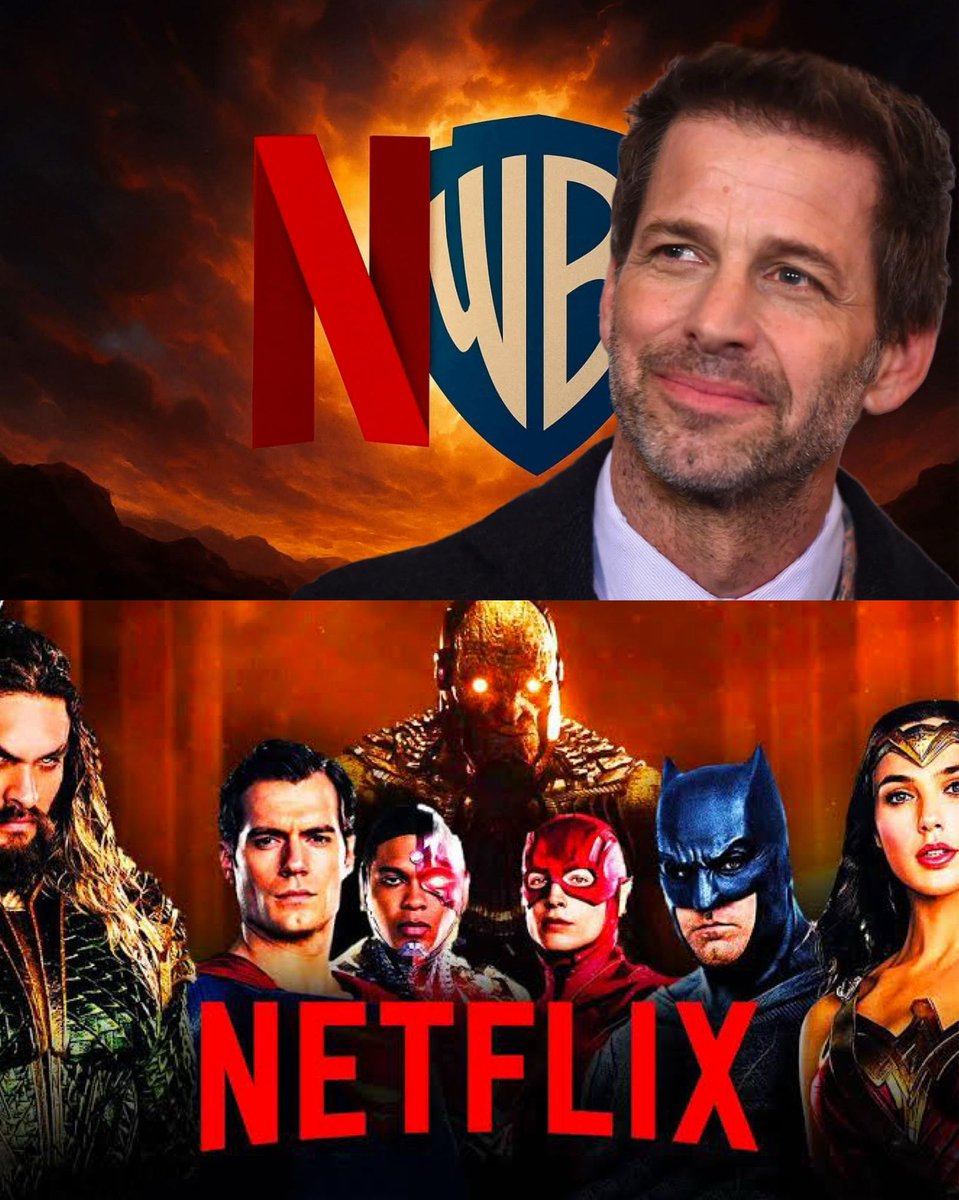 ¡LES DA EL SI! 🙌 #ZackSnyder le da el sí a #Netflix para continuar el #SnyderVerse de #DC tras la compra de #Warner. 

Solo falta que #Netflix le pregunte.
