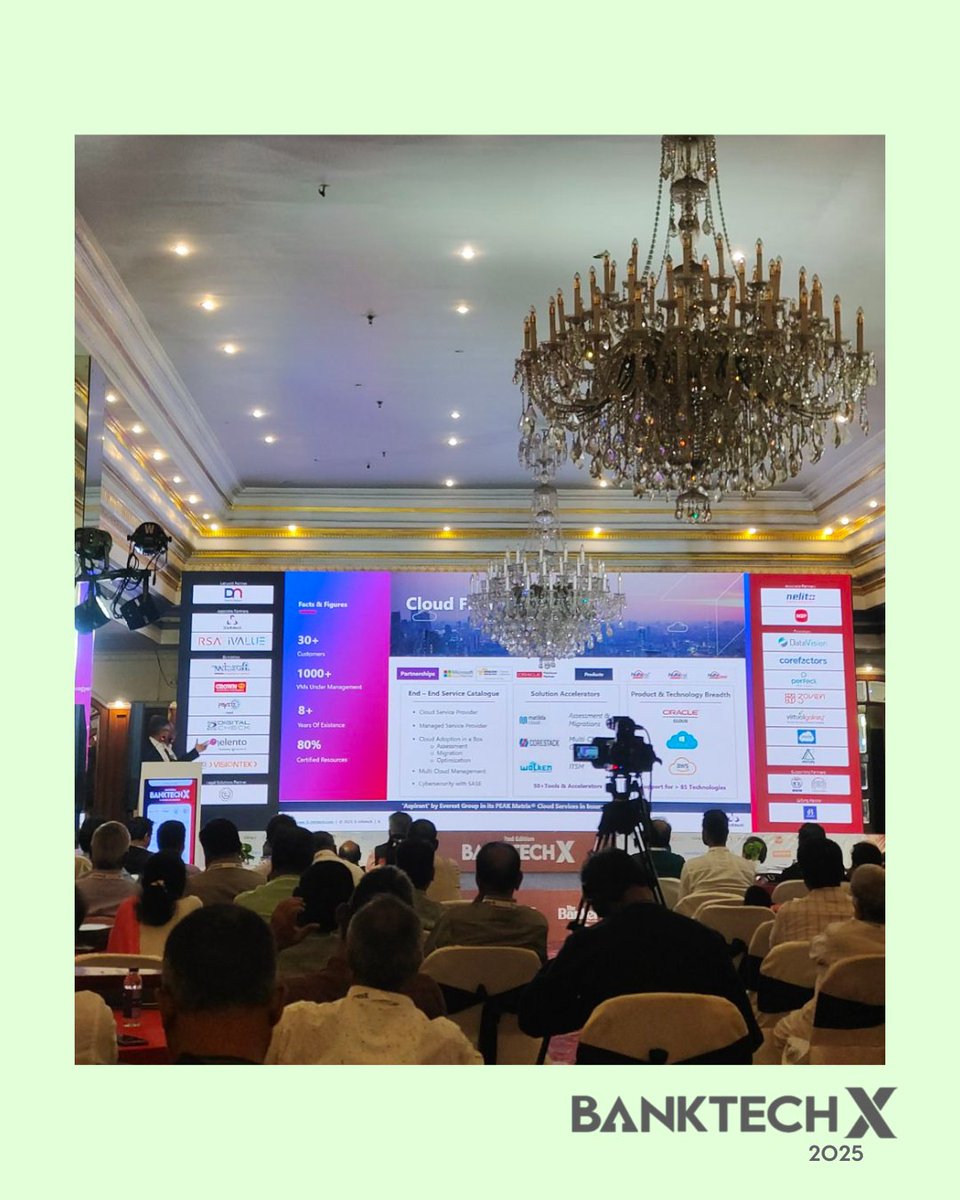 AICorefactors's tweet photo. ✨ What a day at #BankTechX yesterday!
BankTechX brought together some of the brightest minds from cooperative banks, fintech innovators, and tech leaders shaping the future of banking.
#Fintech #BFSI #DigitalBanking #CooperativeBanking #InnovationInBanking #Corefactors https://t.co/xCFOTnVXZq