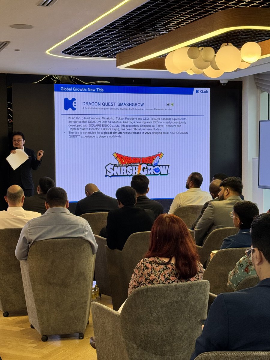 37da's tweet image. ドバイの大手証券会社 Century Financial社で、同社の営業マンの、IRセミナーを開催しました。50人を超える営業マンの方々に集まって頂きKLabの説明をしました。同社の前回のIRセミナーは、なんとSpace X社だったそうです。…