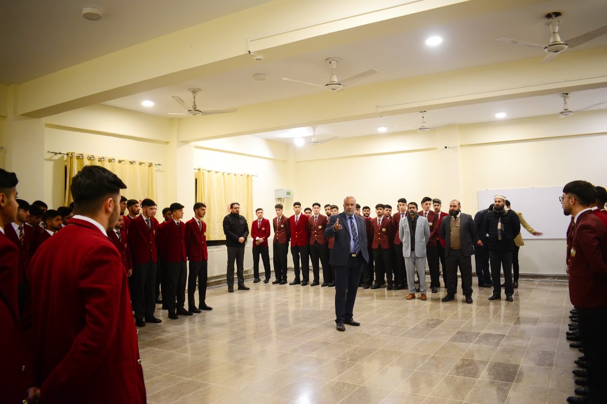 CCSwatofficial's tweet photo. Jinnah House hosted a memorable Dinner &amp; Social Night on Nov 29, 2025. Principal Brig Zahid Naseem Akbar (Retd) joined for dinner, interacting with cadets. The social night featured cadet talents, games, and fostered unity. A truly unforgettable evening! https://t.co/Lnvadg3Cp2