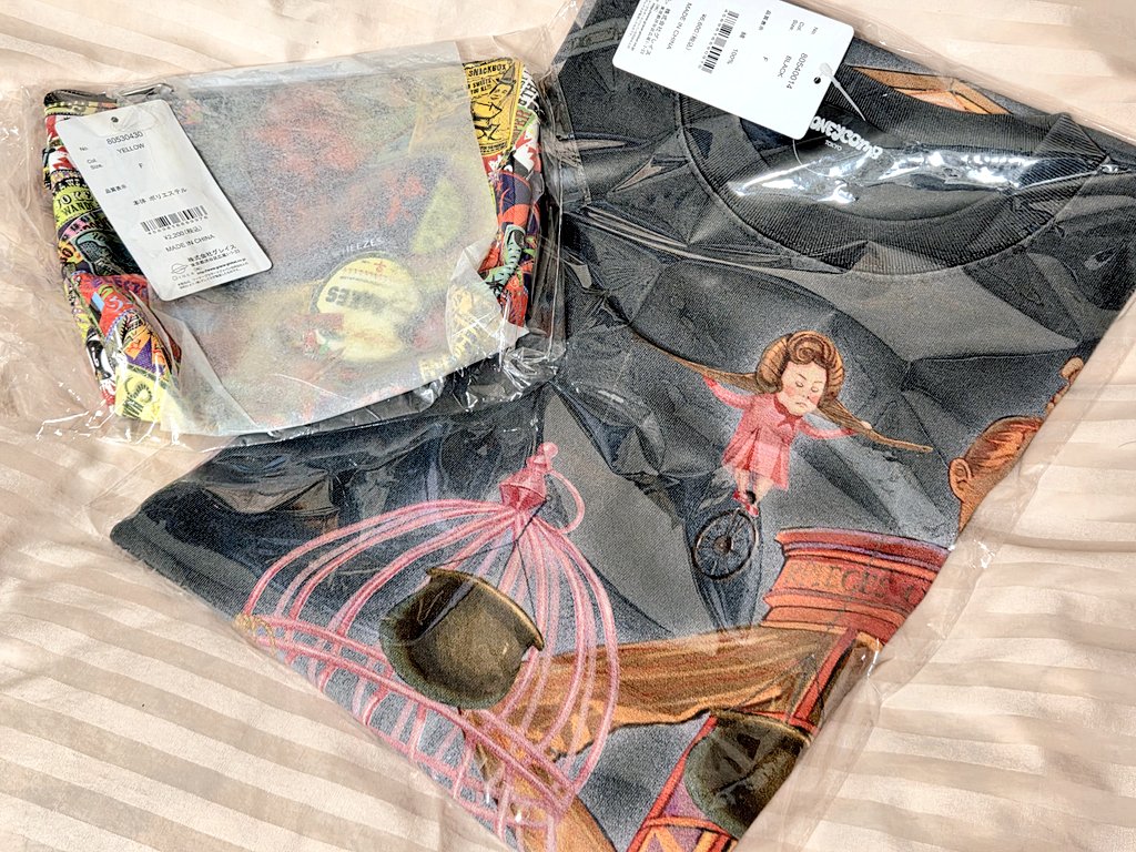 お目当て買えた💓 ハートトートは7月に購入済なので今回はこの2つ