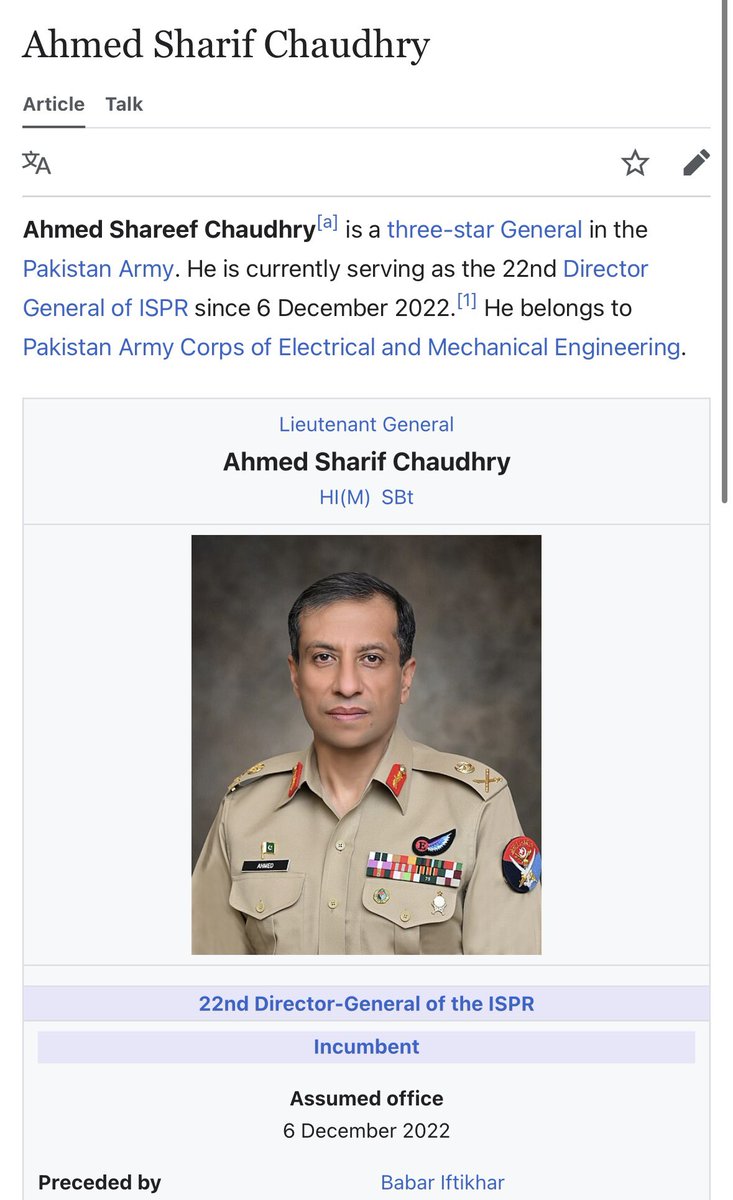 You’re not ready for this!

DGISPR, who had the audacity of calling Imran Khan a security threat, is the son of a UN designated terrorist, Mahmood Sultan Bashir Ud Din, a nuclear scientist who shared secrets of chemical &amp; nuclear weapons w/ terrorist groups,incl Daesh &amp; Al-Qaida.