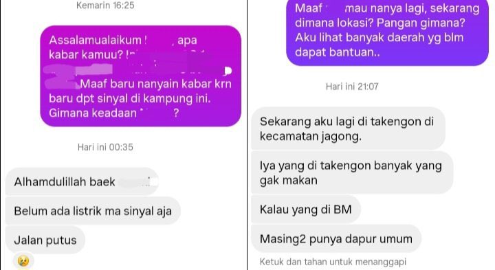 PLEASE BANTU RT TWEET INI‼️‼️‼️

🚨TAKENGON BELUM DAPAT BANTUAN SAMPAI SEKARANG 

semua barang melambung mahal, listrik putus, jalan putus, BBM langka.

PLEASE HELP TAKENGON😭‼️