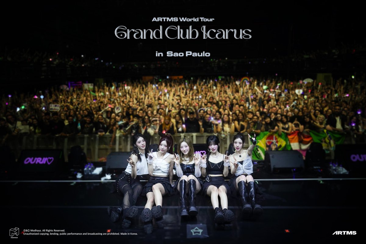 official_artms's tweet image. &amp;lt;Grand Club Icarus&amp;gt; in Sao Paulo

Sao Paulo OURII 덕분에 오늘 무대도 완벽하게 마무리할 수 있었습니다🪽
최고의 에너지를 보여주셔서 감사해요!😍

Sao Paulo OURII, you made today’s stage absolutely perfect🪽
Thank you for sharing your amazing energy with us!😍

#ARTMS #아르테미스…