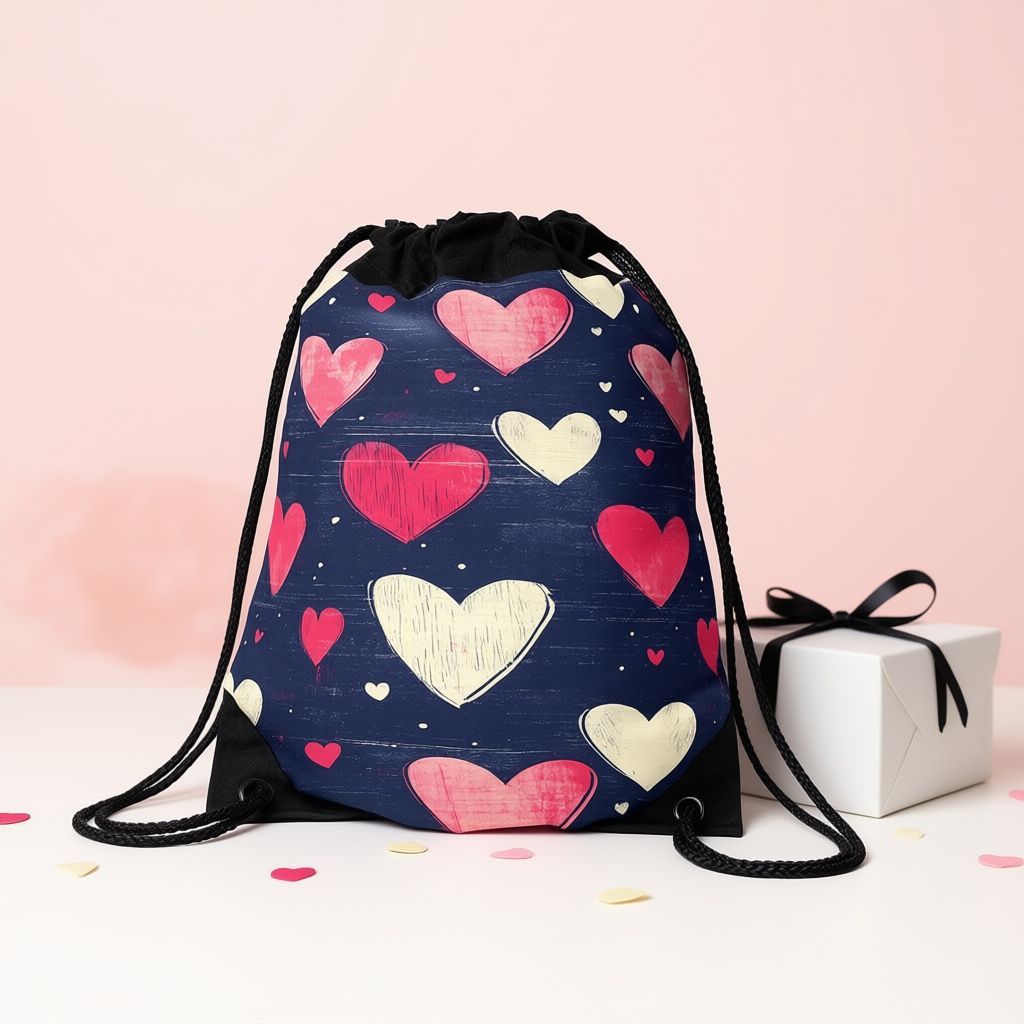 magicpixelsshop's tweet image. Sweetheart Confetti in pink and white hearts on a classic drawstring bag. A cheerful accent for gym trips, daily carry, and easy gifting.
        
#DrawstringBag #HeartPattern #GymBag #EverydayCarry #Fashion #Style #Accessories #GiftIdeas