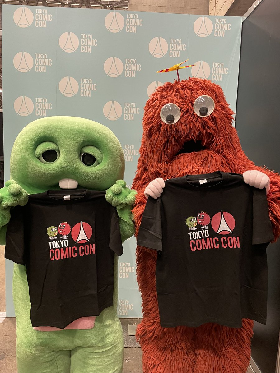 🍀商品情報🍀 ガチャピン・ムックの #東京コミコン2025 限定Tシャツが