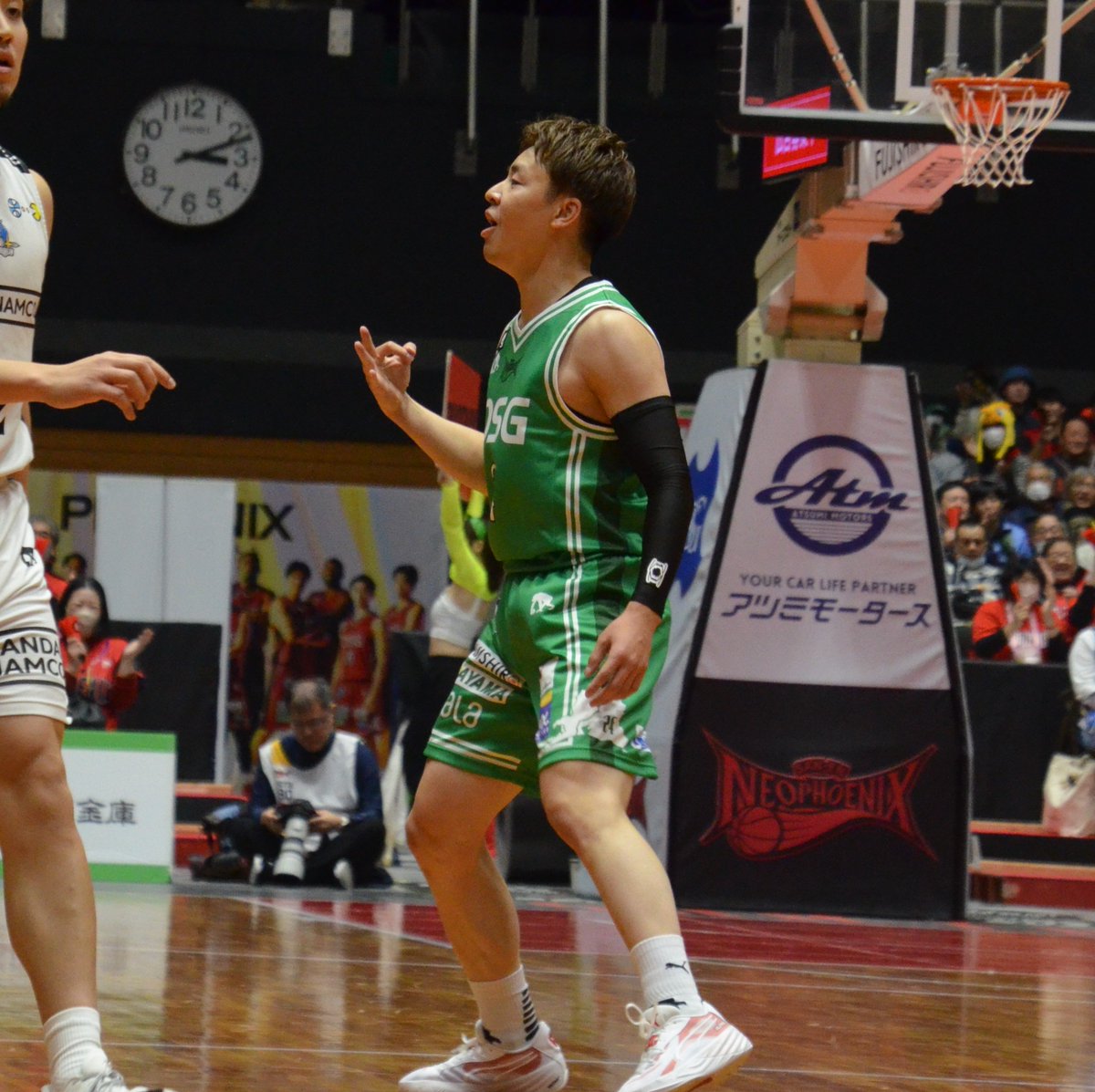 佐々木隆成選手、復帰戦🏀
第1、2Qで5得点3アシストの活躍！

BLEAGUE 第12節GAME1　vs島根スサノオマジック
📆2025/12/06 15:05 TIPOFF
📍豊橋市総合体育館

#東愛知新聞
#佐々木隆成 
#三遠ネオフェニックス 
#島根スサノオマジック