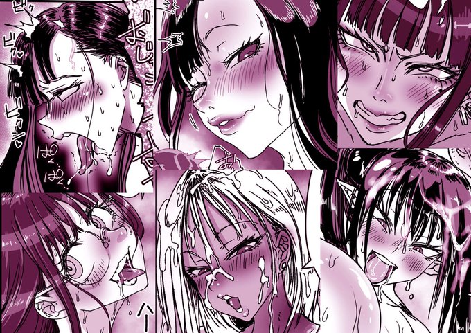 みなさんお疲れ様です。 制作中のため 低浮上でお送りしております、あまねです おかげさまで10作品を配信中でございます。 完成までの間、童貞を狩る あまぎゃっぱガールズのドスケベフェイスをどうぞ