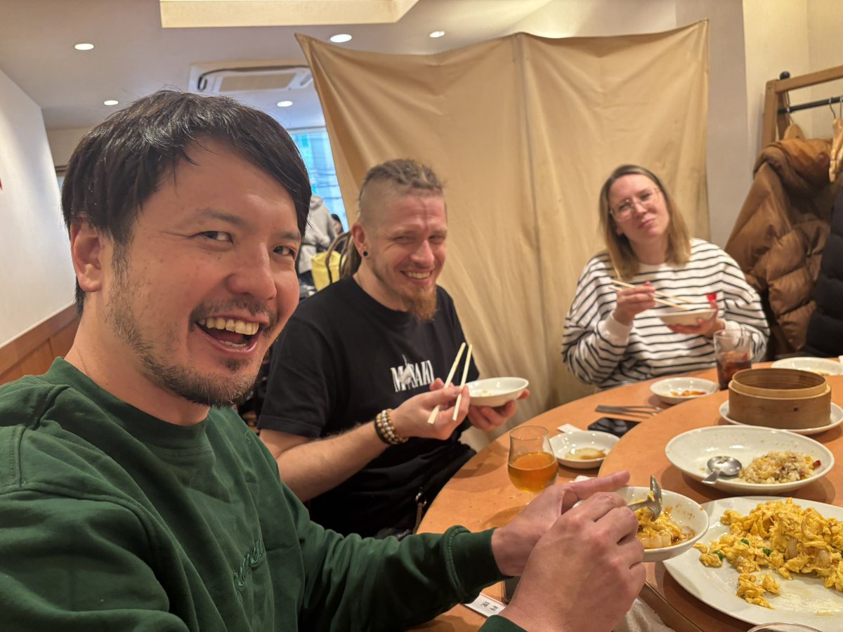 先程講習会を終え、このあと約4年ぶりのルーカスプレミアムアウフグースin SKYSPA⚔️🔥