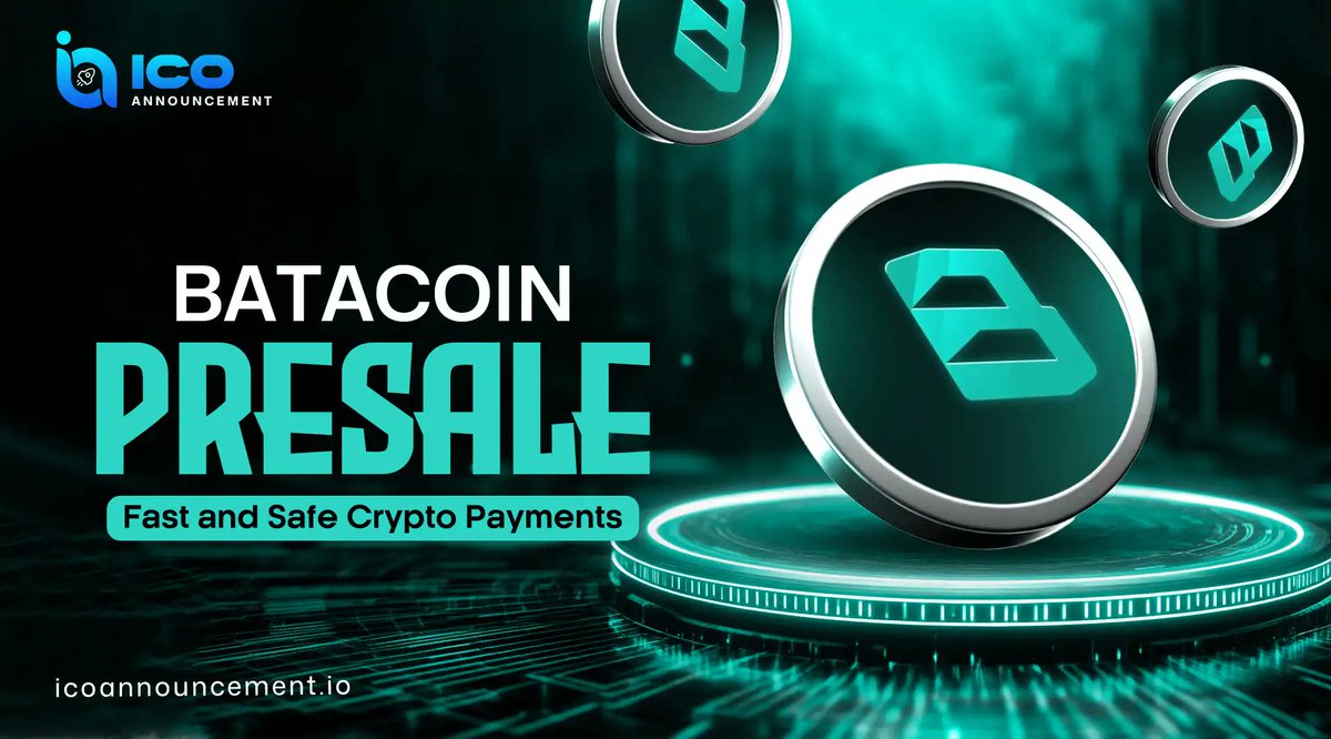 ICOAnnouncement's tweet photo. 🔥 BATACoin is bringing real-world property power into crypto - simple, secure, and built for everyone.
Explore More Visit: https://t.co/vDil2LZ3wD
#BATACoin #BATA #CryptoPresale #NewCryptoProject #RealEstateCrypto #TokenPresale #BlockchainNews #Web3Community @BATACoinRWA https://t.co/LWX8BVNn8L