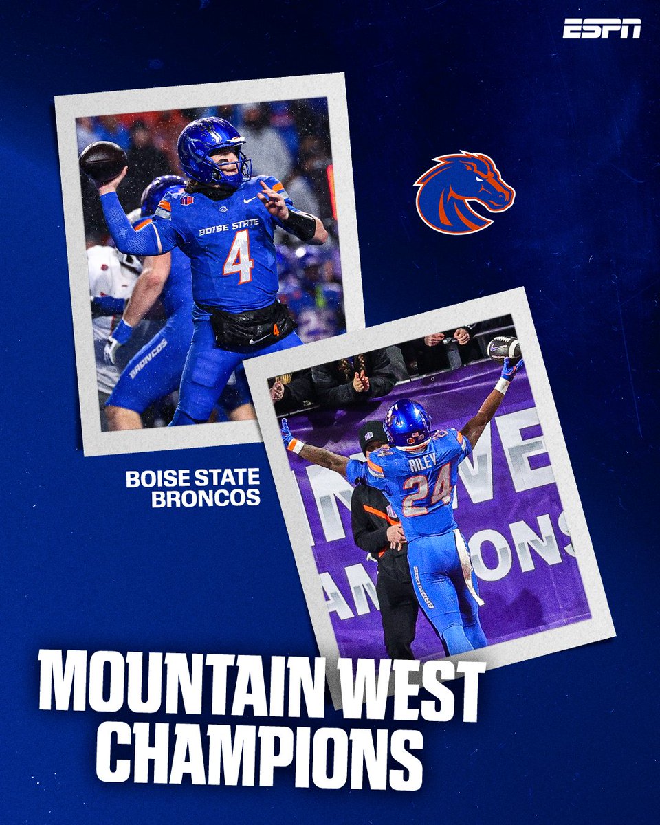 BRONCOS DYNASTY 😤

Boise State is the Mountain West Champion for the third season in a row 🔥