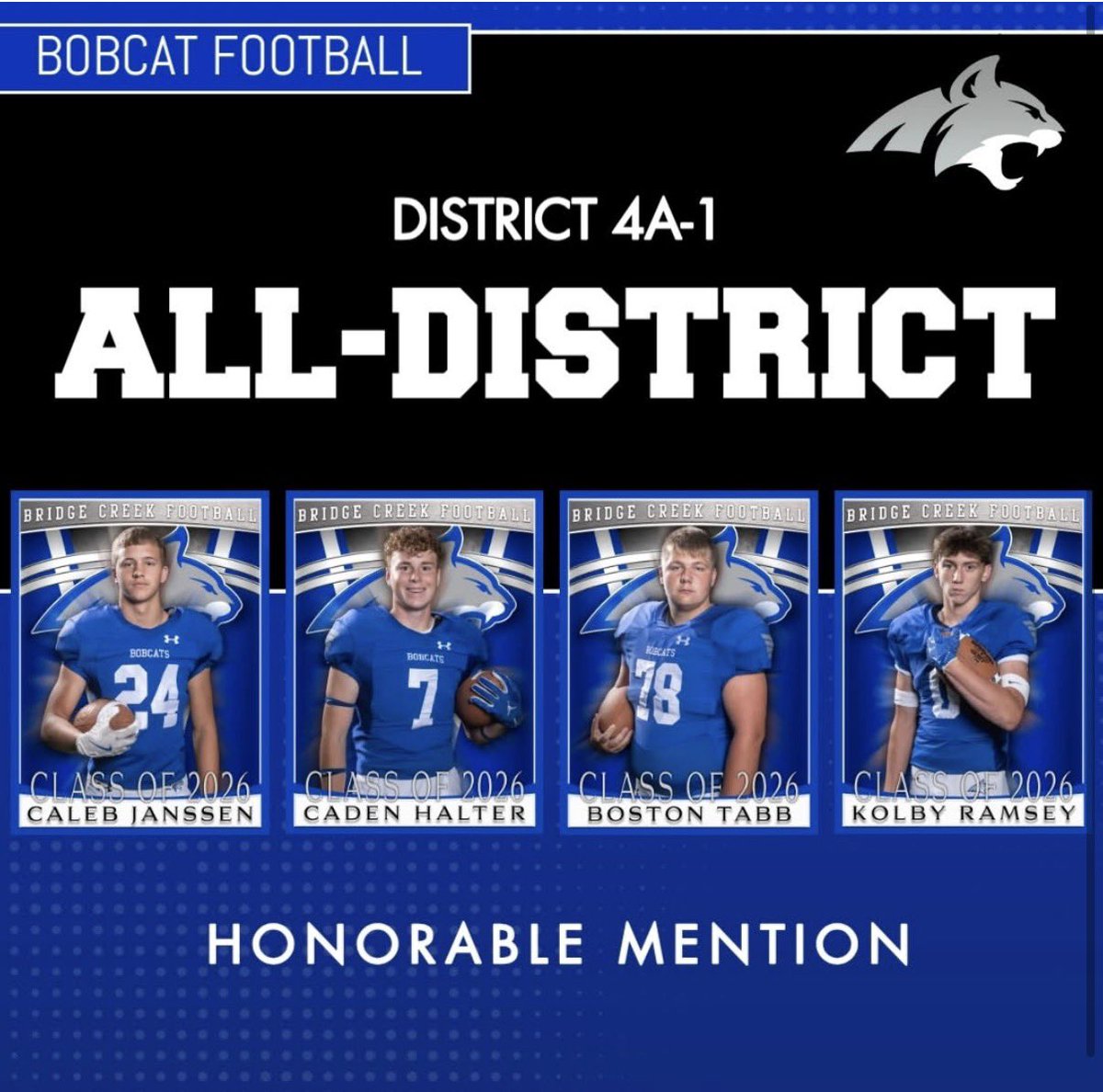 CadenHalter's tweet photo. Super excited to say I went All district honorable mention for TE this season. https://t.co/EARKOSwcWq