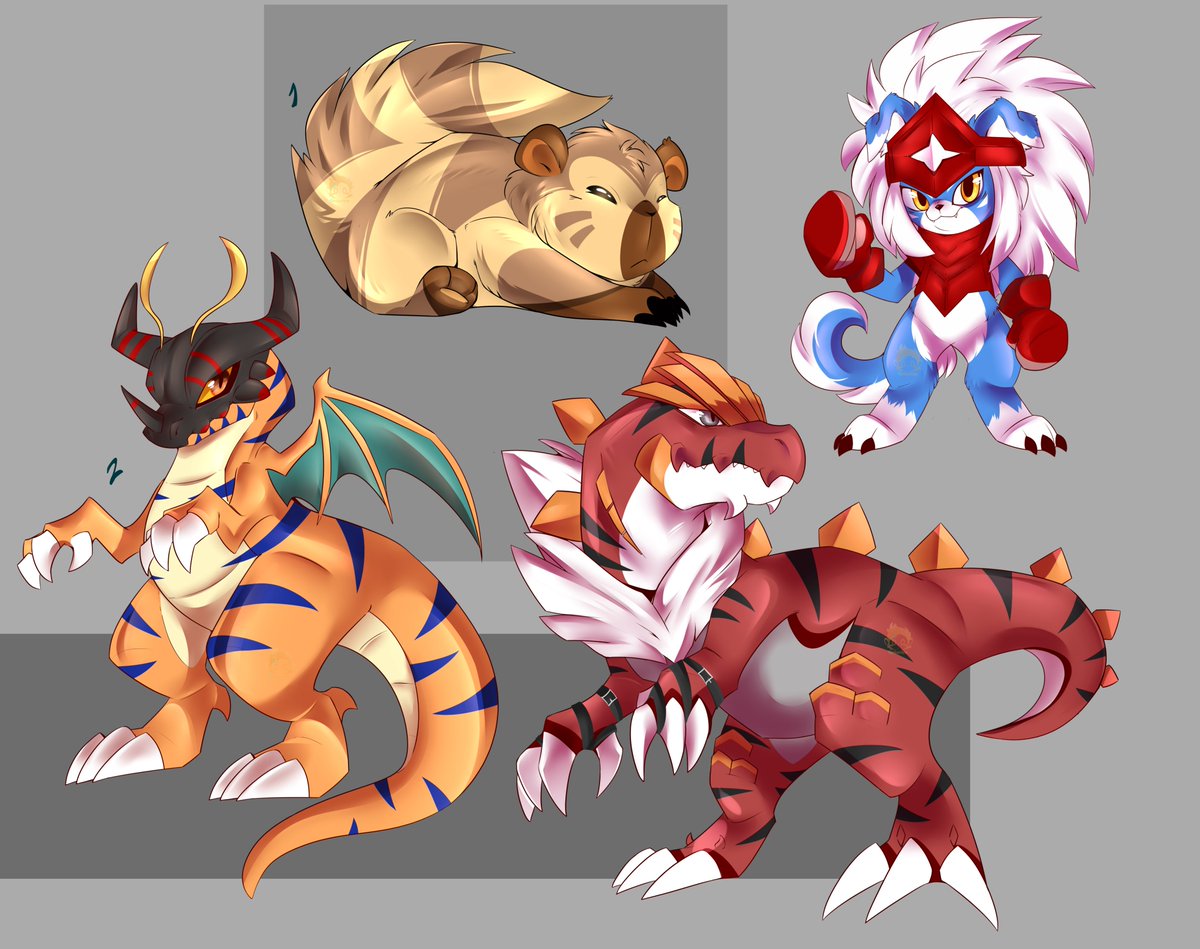 pikachim221's tweet photo. -adopts --
1. #furret #capibara - 30$ ⁠oficial-adopt-post⁠
2. #greymon #dragonite - 50$

-comissons--
#spadamon #gaomon - monty00
#tyrannomon #tyrantrum - Lalulu

OPEN #PAYPAL

#special #offer #comission #example #digimon #pokemon #pokefusions #pokefusin #hybrid #sale https://t.co/00t9N7lbfi