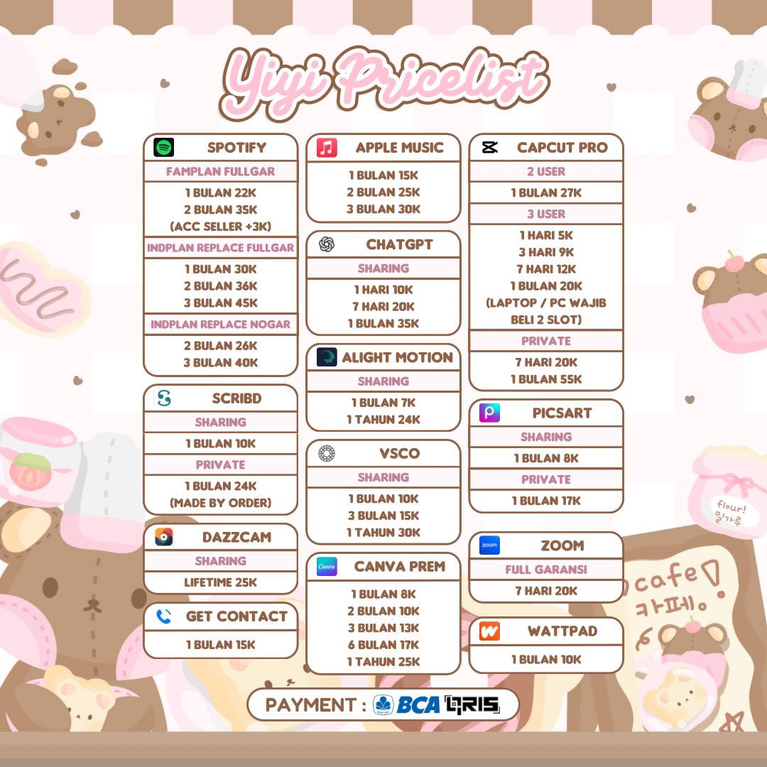 proof : bit.ly/testinyayiyi
order cus wasap aja kak 
☎️ wa.me/+6285822619697