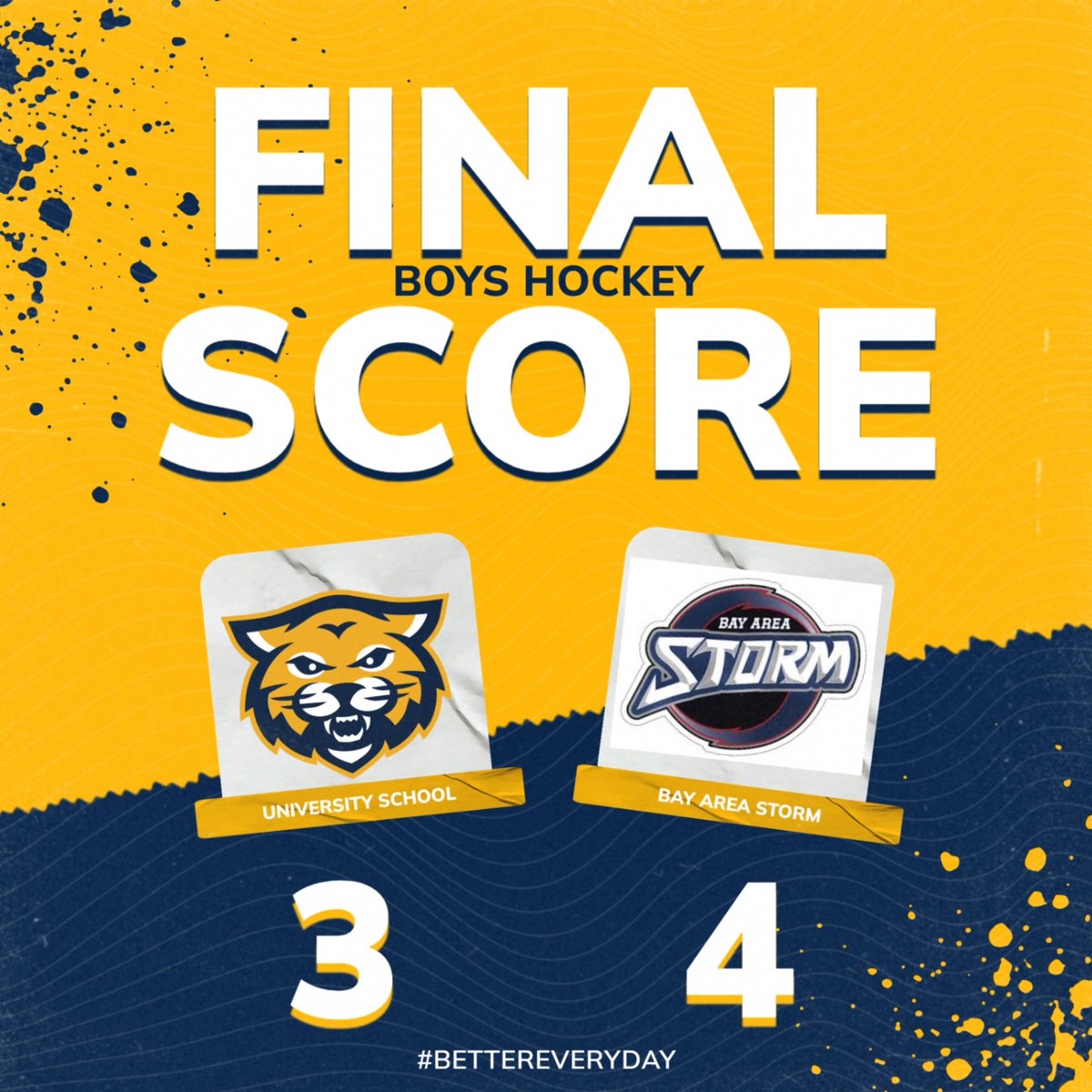 Boys Hockey takes a close loss tonight in double overtime. 
<a href="/usmsocial/">University School of Milwaukee</a> <a href="/USMAthleticsAD/">Tim Williams</a> #BetterEveryday