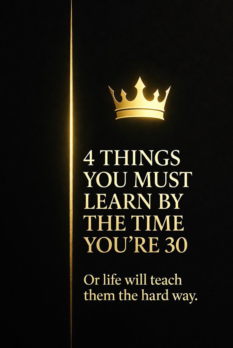 theecommchamps's tweet photo. Are you learning these lessons now, or is life forcing you to learn them the painful way? ↓
Get ready to follow us — we teach the mindset that keeps your money right.

By the time you hit 30, life stops giving warnings.
Your circle matters.
Your discipline matters.
Your emotional control matters.
Your time matters.

And if you don’t take them seriously,
the world will take advantage of the gaps you refused to close.

These lessons determine how far you go —
not your degree, not your background,
not the excuses you’ve been repeating to yourself.

If you want to build an empire,
you must become someone who’s stable, disciplined,
impossible to manipulate,
and laser-focused on where you’re going.

Comment Empire if you’re ready to level up for real.
Follow Us For More Advice — You Gotta Get Your Mind Right To Keep Your Money Right.