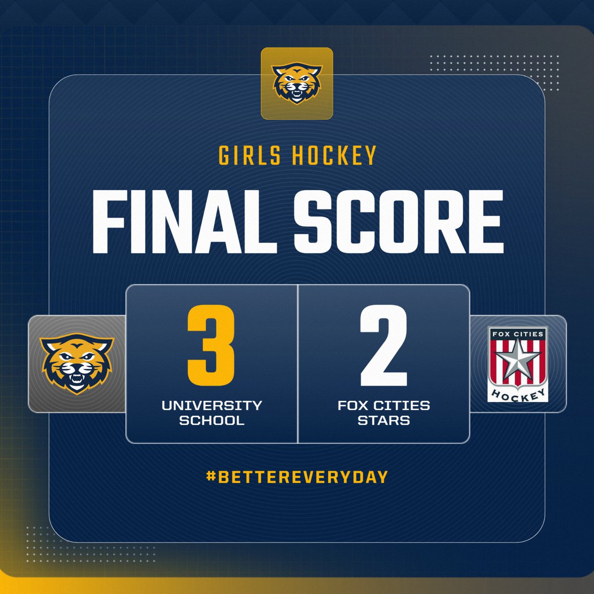 Girls Hockey takes the win in tonight's match up! 
<a href="/usmsocial/">University School of Milwaukee</a> <a href="/USMAthleticsAD/">Tim Williams</a> #BetterEveryday