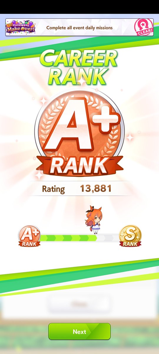 I forgot to post this yesterday. I'm literally on the verge of greatness