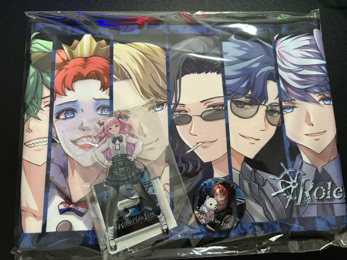 ストグラRPL2025事前グッズ届いたよー！！ タオルに、るんるんアクスタ 