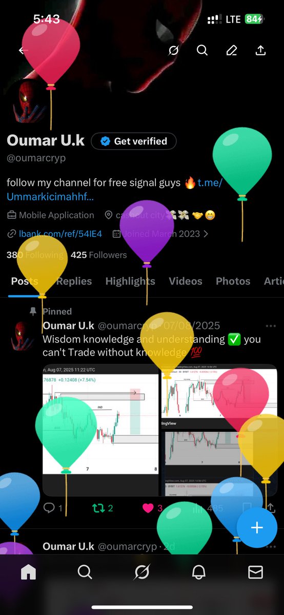 oumarcryp's tweet photo. ALHAMDULILLAH 

GM Guys! Today is my birthday 🎂 please say a prayer for me and wish me well in all my future endeavors 

Thank god 🙌🏻 https://t.co/syB3z8lntS
