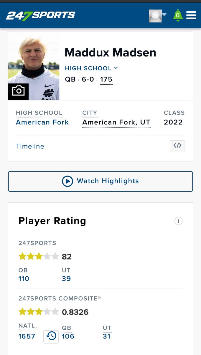 BrownbearSLC's tweet image. Maddux Madsen just won the Mountain West. Pride of American Fork. People really slept on him as a recruit though. Utah QBs are so much more elite than people realize. #QB801