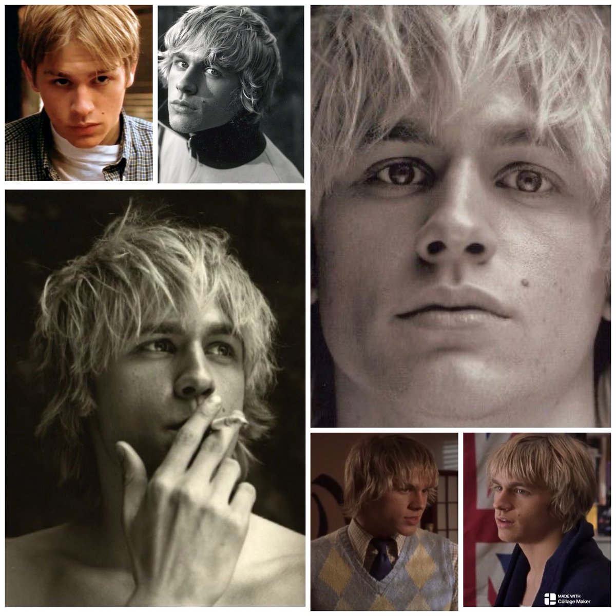BlueFlamingos7's tweet photo. #fridayfaces #charliehunnam #babycharlie 😇#queerasfolk #nathanmaloney #undeclared #lloydehaythe #abandon #embrylarkin #hot
#earlycareer #blondeandbeautiful #earlyroles
#startingout #beforestardom #jaxteller #soa 🏍️ https://t.co/BiLozKSwS4