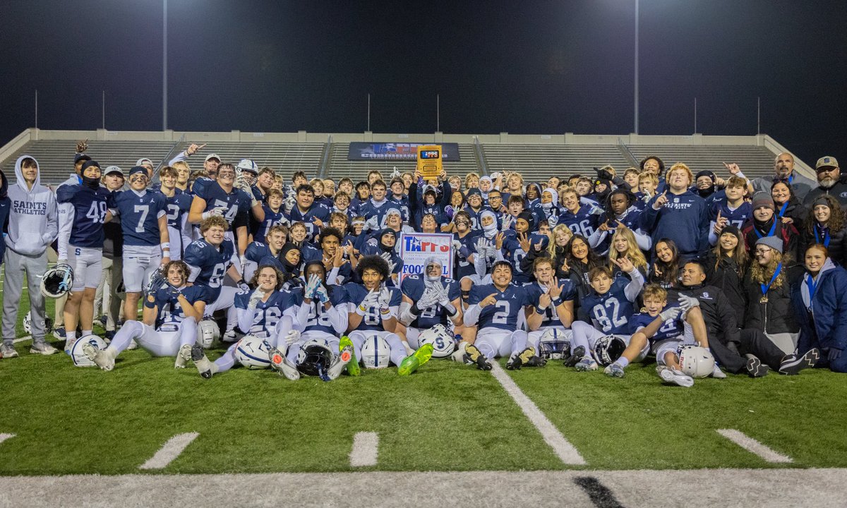 TXPSMedia's tweet photo. 28 Straight Wins✅

2 Straight Titles✅

Family Protected🏆

@PTFFootball | @lettermans_ptf | @PTFAthletics | #txhsfb https://t.co/dSyqe6bejG