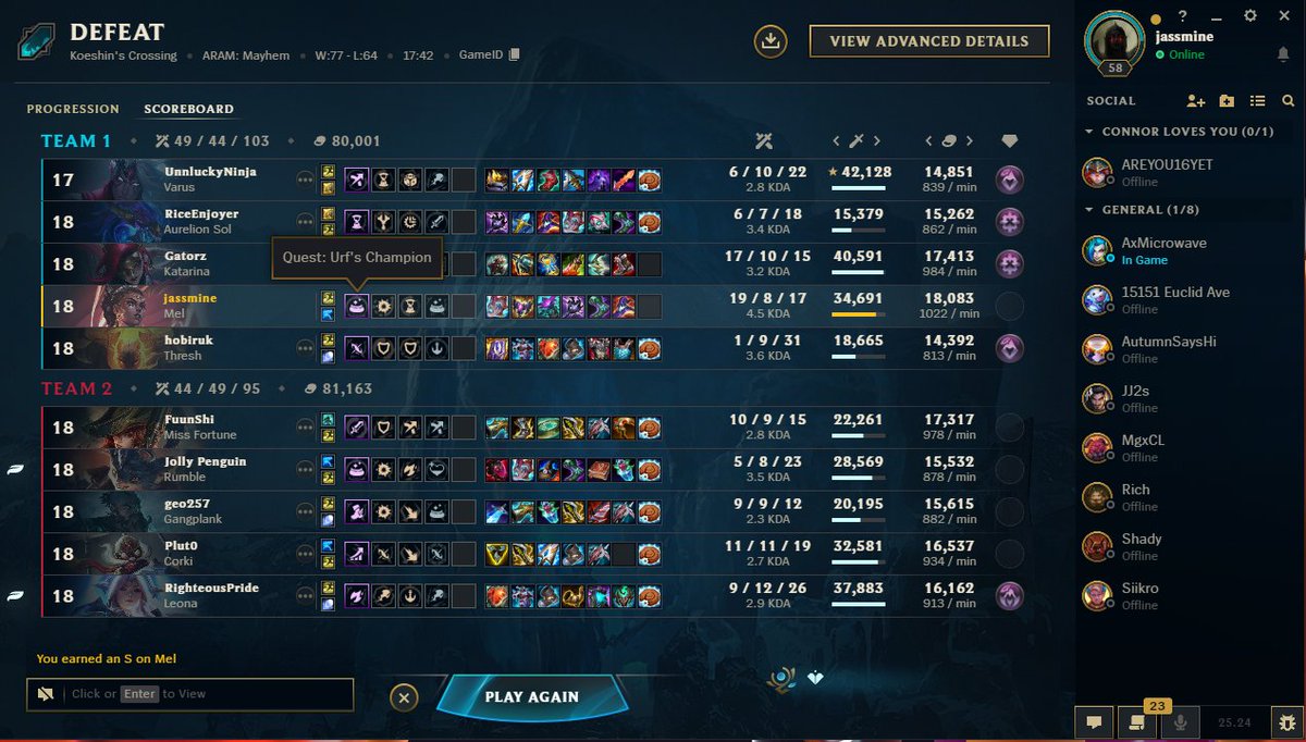 pixelate's tweet image. . @drewlevin i know you are not the bug man but here is bug, basically i no get my spat sadface :c here is game id as well ty 5429606504