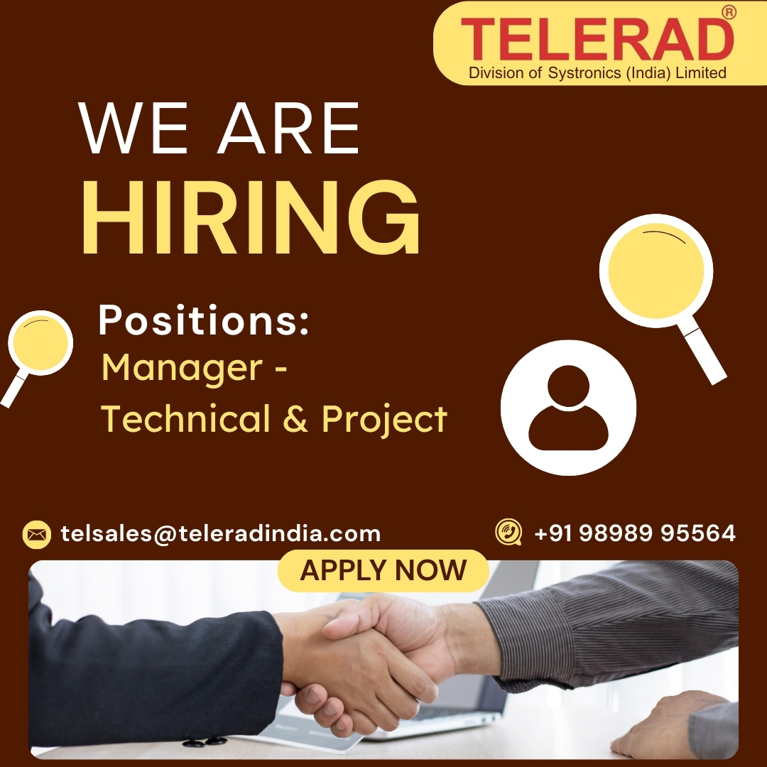 TELERADSIL's tweet photo. The Vacancy Is Still Open — Don’t Miss Out!!!👐✋
Position:  Manager – Technical & Project
Company: TELERAD (A DIV. OF SIL)
Location: Ahmedabad, Gujarat
Experience: 10+ Years | Industry: Media / Broadcast / OTT / AVSI
About the Role:
Seeking an experienced Technical & Project Manager to lead broadcast technology and AV system integration projects—overseeing end-to-end deployments, team leadership & on-time project delivery.
Key Responsibilities:
• Manage broadcast & AVSI projects (Playout, MCR, PCR, OTT)
• Lead system integration & technical teams
• Ensure project quality, timelines & compliance
• Coordinate with vendors & internal teams
Profile Requirements:
• Engineering / Broadcast Tech degree
• 10+ years’ experience in Media/Broadcast/AVSI
• Strong leadership & communication skills
• PMP certification (preferred)
• Knowledge of IP-based & cloud playout systems
📷 Apply now:
Send us your CV to:  telsales@teleradindia.com
Call/WhatsApp Us: +91 98989 95564