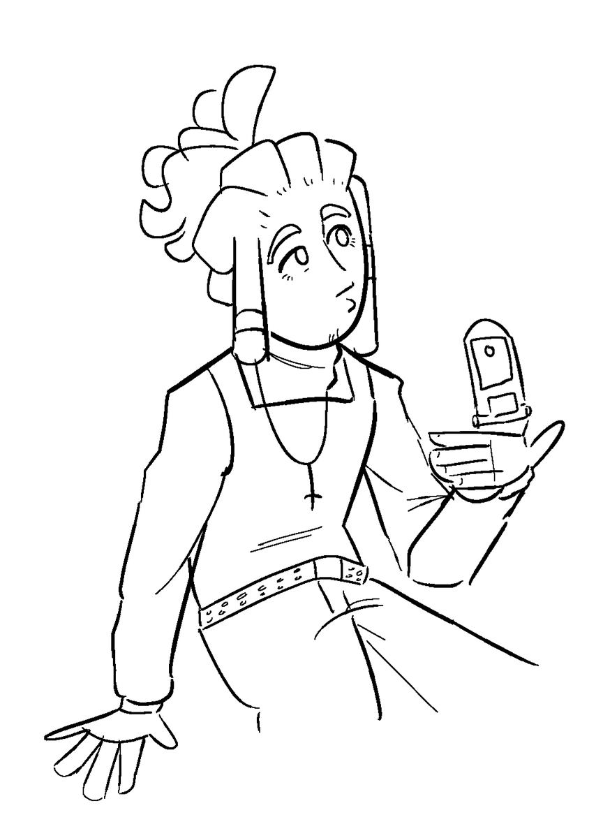 I drew this months ago but he's really cute and I'm feeling nice so you ...