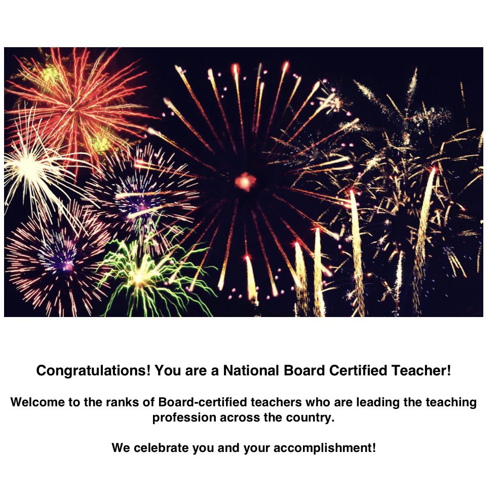 Monique Mackay, NBCT tweet media