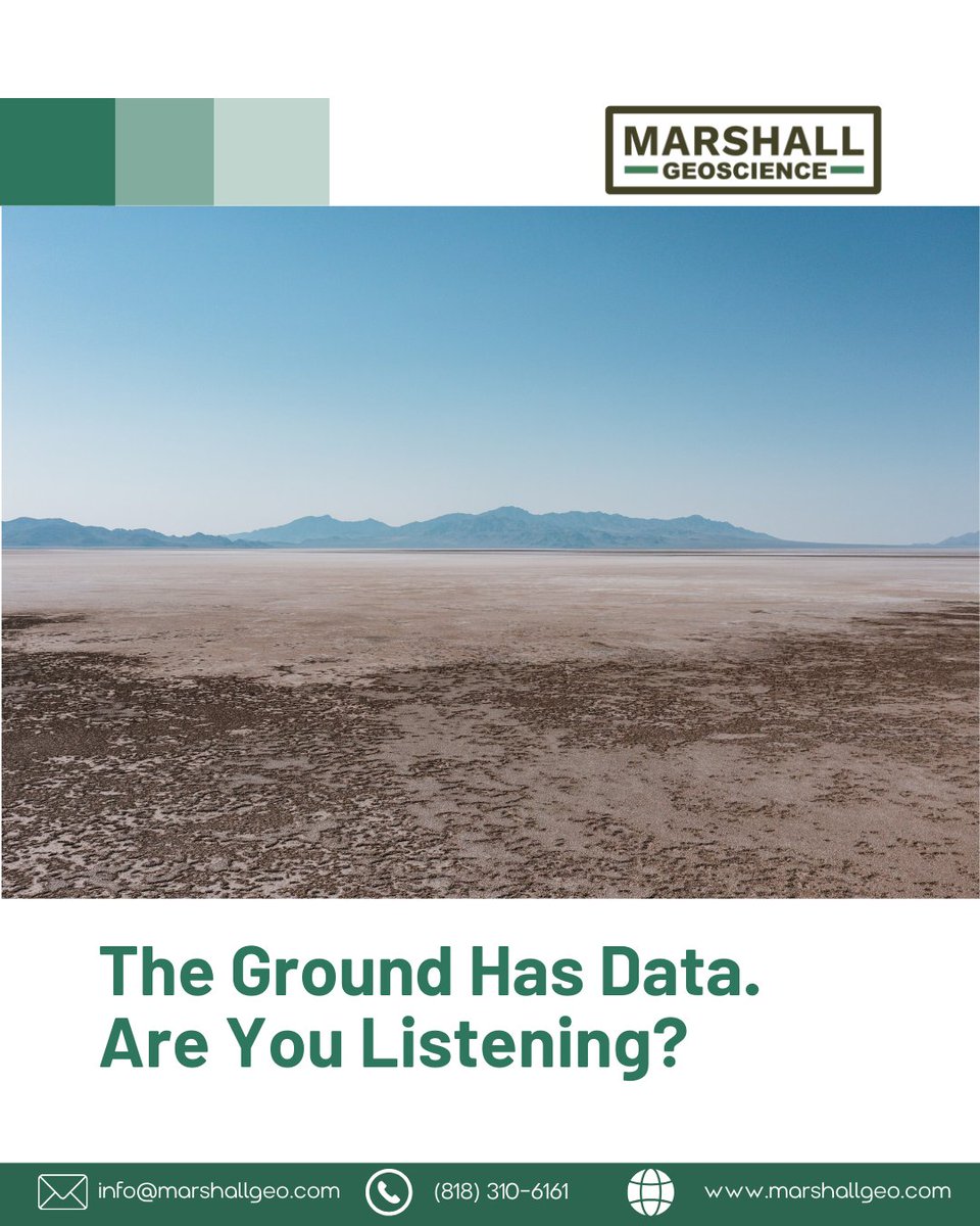 MarshallGeoSc's tweet image. Every successful project starts with understanding the terrain 🏗️

#usa #geotechnicalengineering #soiltesting #constructiontips #riskmanagement #marshallgeo
 
 marshallgeo.com 🚀

(818) 310-6161

info@marshallgeo.com
