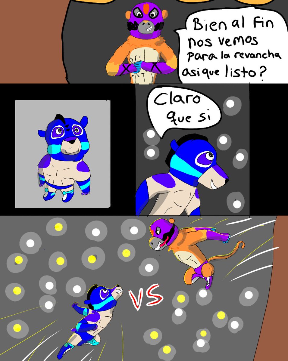 xofudosd617's tweet photo. Little spear 30 mono vs perro
Página 3 se presenta el mono
#comicfurry #furry #luchalibremexicana #luchalibre #luchaluchalucha #dog #luchador #dog #monkey #mono #figth https://t.co/WYPYsYMaI9