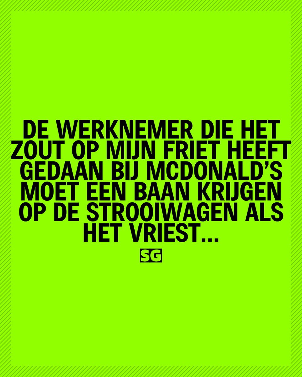 Slechte_grappen's tweet photo. Herkenbaar of niet?
#humornl #frietleven #mcdonalds #slechtegrap #viralhumor #lachsletten #sgxl #memesnl https://t.co/4aN3sCz5AH