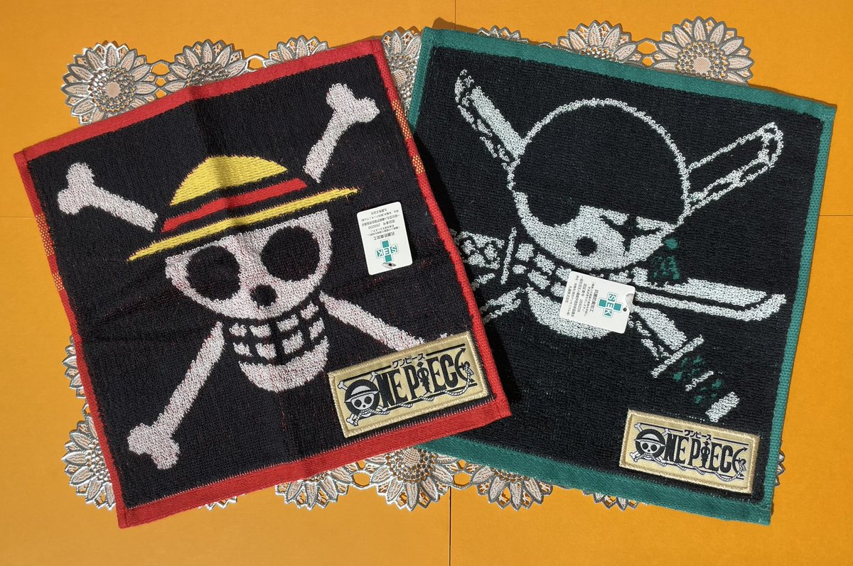 ワンピース 海賊旗&タオル&風呂敷手さげ♪ 再入荷】 ミニタオル 海賊旗/ゾロ海賊旗/サンジ海賊旗/ハートの海賊団