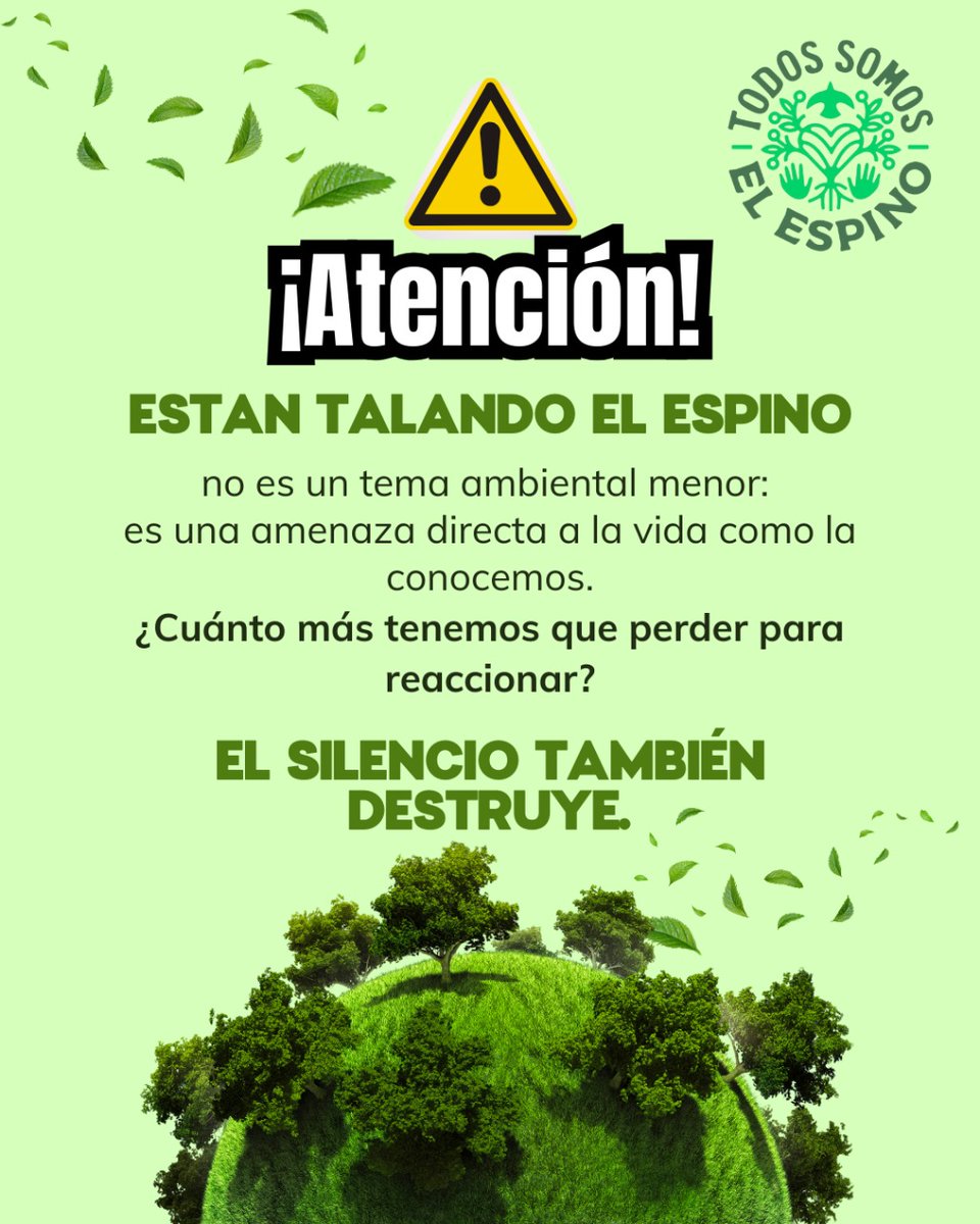 #Alerta | El movimiento Todos Somos El Espino pide a los salvadoreños movilizarse para frenar la destrucción de El Espino.