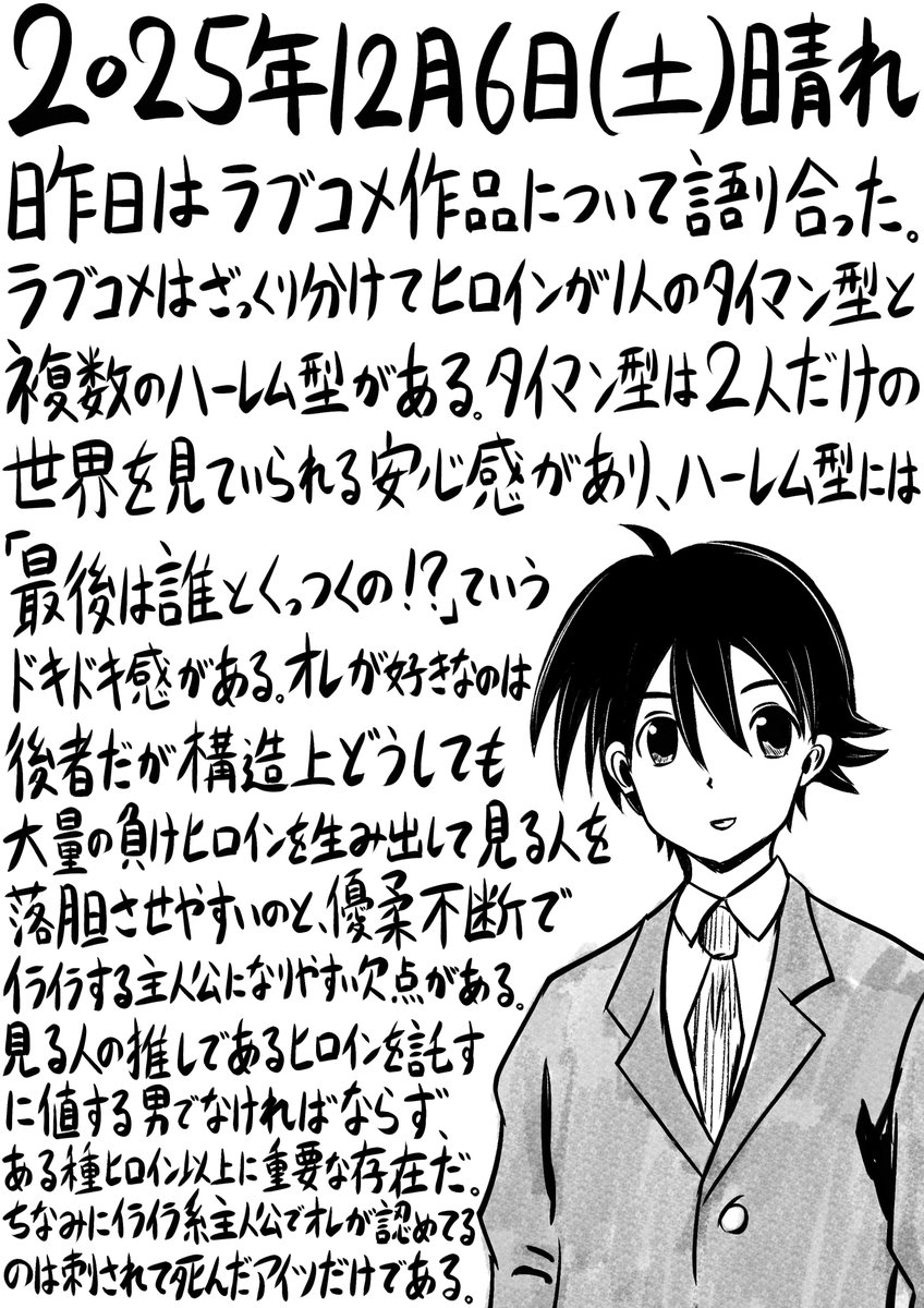 今日の日記。３０３日目。