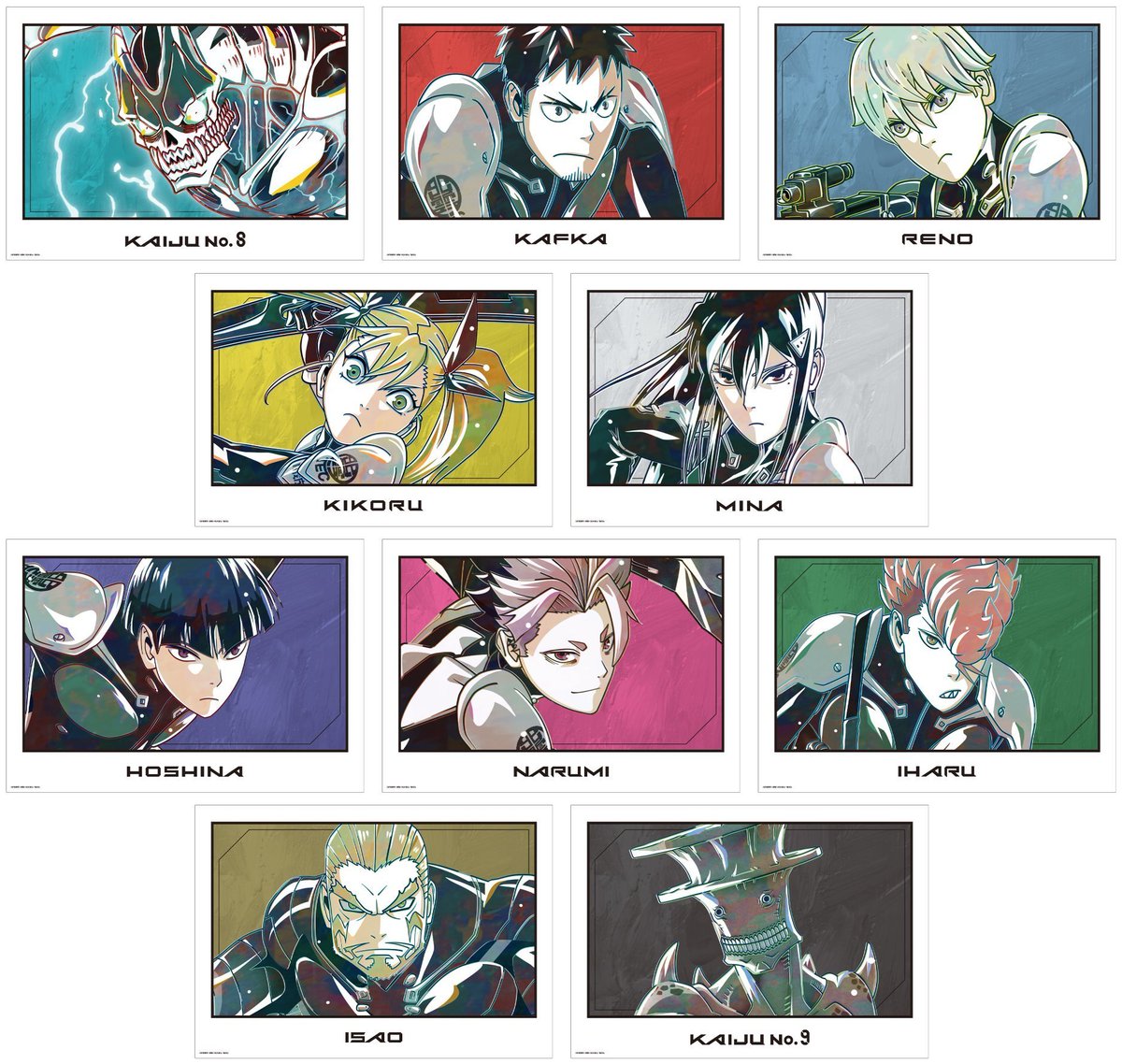 コレイズで予約開始！ 怪獣8号 Ani-Art 第2弾 A3マット加工ポスター