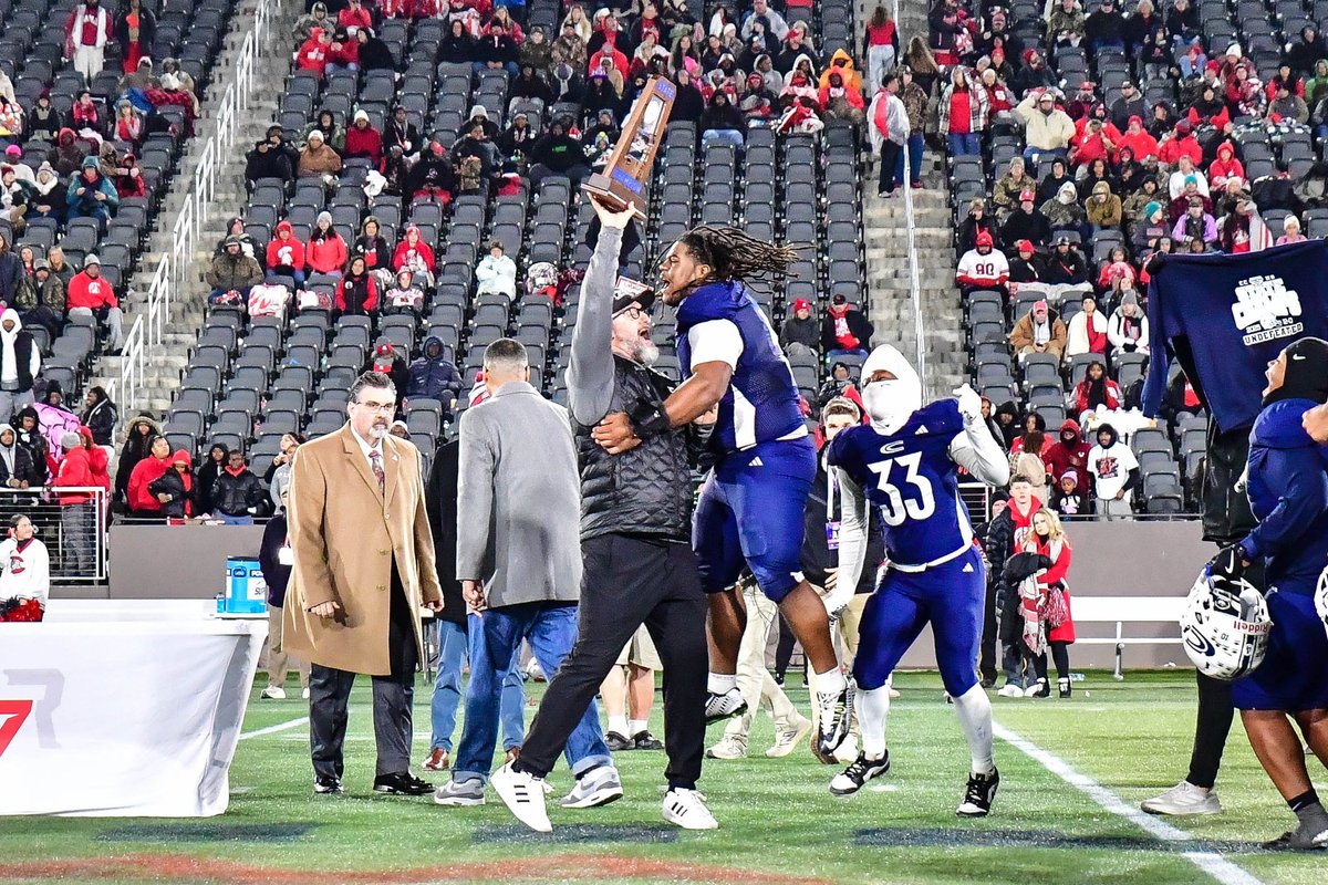 KyleParmley's tweet photo. “This team has put in a lot of work for 11 or 12 months. It got cut short last year, so to go on this journey with this team means the world.”

@CCHSfootbal finishes off a perfect season, the redemption tour, all the things. What a season. What a team.

Story: https://t.co/PzKRrE0DnF