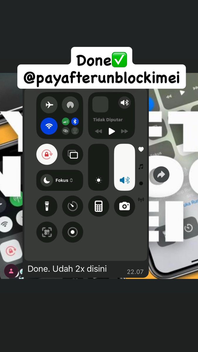 UnblockimeiPAUI's tweet photo. buat kalian user iPhone inter kalau ngalamin kendala sinyal hilang atau Tidak ada Layanan, bisa pc mimin buat bantu balikin sinyal, dijamin amanah dan worth it, bisa dp dlu yg pnting jujur, ke wa mimin https://t.co/TWy2M2nCsC
#zonauang 
https://t.co/GwLW2LQBp6 https://t.co/dAdGy2GIuy