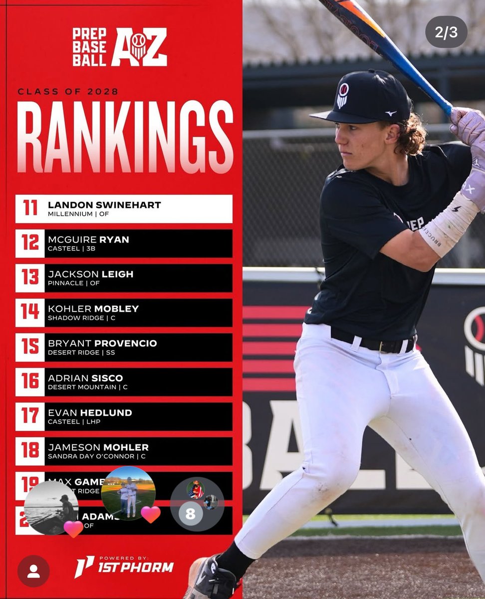 Thank you <a href="/PrepBaseballAZ/">Prep Baseball Arizona</a>